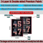Trump 2025 Garden Flag Trump for Outside 12x18 Double Sided Outdoor Banner (Trump 2)