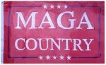 3X5 MAGA Country Trump 2024 TRUMP IS INNOCENT Red Double Sided 150D Flag Banner