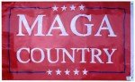 3X5 MAGA Country Trump 2024 TRUMP IS INNOCENT Red Double Sided 150D Flag Banner