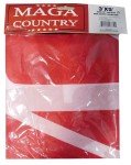 3X5 MAGA Country Trump 2024 TRUMP IS INNOCENT Red Double Sided 150D Flag Banner