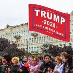 Trump 2024 Flags 3x5 Outdoor Made in USA Double Sided 3 Ply - Heavy Duty President Trump Flags 2024 Banner for Outside with 2 Brass Grommets Fade Resistant for Indoor Outdoor Decorations