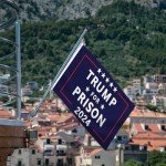 Trump For Prison 2024 Flag 3x5Ft Anti Trump Flag 100D Polyester Durable Quality Decoration Outdoor & Indoor