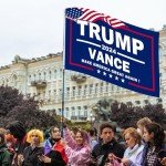 Trump Vance 2024 Flags 3x5 Outdoor made in usa Double Sided 3 Ply Heavy Duty Trump 2024 Flags Banner for Outside with 2 Brass Grommets UV protection Fade Resistant for Indoor Outdoor Decorations