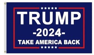 Donald Trump Flag 6X10 FT - Take American Back Flag,Vivid Color, All Weather, Double Stitched President Flags，Polyester Flags with Sturdy Brass Ring.