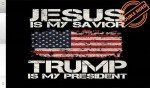 WENWELL Jesus is My Savior Tump is My President Flag 3x5 Ft Double Sided,Durable,Fade-Resistant,Indoor/Outdoor