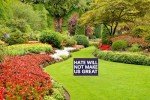 Vrogadso Anti Trump Yard Signs Hate WIll Not Make America Great Sign Political Campaign Election Lawn Trump Yard Sign with Yard Stake 12''x18'' Large