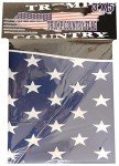 Trump Country USA Black Premium Quality Heavy Duty Fade Resistant 100D Woven Poly Nylon 3x5 3'x5' Flag Banner
