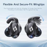 Wireless Ear buds Bluetooth Earbuds Wireless Charging Case Waterproof Headphones Built in Microphone Stereo Bass 64H Playback LED Power Display for iPhone Android Phones Computer Sports Gaming Workout