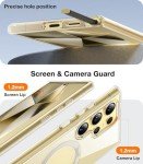 TORRAS 360°Spin Magnetic Kickstand for Samsung Galaxy S24 Ultra Case, Compatible with Magsafe, Transparent Slim Protective S24 Ultra Phone Case with Stand&Ring Holder, Ostand Spin, Clear