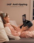 Viozon Tablet Stand Pillow, Compatible with 4-13" Phone/Tablet, iPad, iPhone, Samsung,Kindle,Google, Magnetic Phone Stand for Desk, Kindle Pillow Stand for Bed with Cozy Fabric,and Two Cup Size Bowl.B