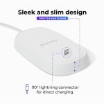 Ascrono - Charging Station Compatible with Apple Magic Mouse 2 - White - Perfect Accessories | Usable As Charging Dock, Stand & Charger | Includes 5ft (1.5m) USB-A Cable