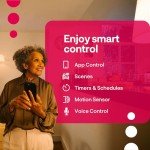 Innr Zigbee Smart Plug with Energy Monitor, Works with Philips Hue*, Alexa, Home Assistant, and SmartThings, Smart Outlet Works as Zigbee Repeater, ETL Certified, 4-Pack