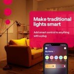 Innr Zigbee Smart Plug with Energy Monitor, Works with Philips Hue*, Alexa, Home Assistant, and SmartThings, Smart Outlet Works as Zigbee Repeater, ETL Certified, 4-Pack
