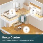 Linkind Matter Smart Plug with Remote, Work with Apple Home, Siri, Alexa, Google Home, SmartThings, Smart Outlet 15A/1800W Max, Smart Home Automation, Remote Control,Timer&Schedule, 2.4G Wi-Fi, 4 Pack