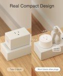GHome Smart Plug 5GHz, 15A WiFi Smart Plugs That Work with Alexa and Google Home, Smart Home WiFi Outlet with Remote Control and Timer ,5GHz&2.4GHz Wi-Fi Compatible, ETL FCC Listed, White, 4 Pack