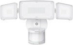 LEPOWER LED Security Lights Motion Sensor Light Outdoor, 38W 4200LM Light, 5500K, IP65 Waterproof, 3 Head Detected Flood for Garage, Yard, Porch (White)