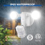 SANSI Upgraded 25W Motion Sensor Outdoor Light 3000LM Flood Lights Outdoor, 5000K Dusk to Dawn Security Light, 4 Modes, 320°Wide Angle Illumination Super Bright for Garage Yard Patio Wired Not Solar