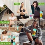 UPMSX Portable Blender for Smoothies, 21 Oz Mini Blender with 6 Blades, BPA Free Personal Blender for Shakes and Smoothies, USB Rechargeable Portable Blender Fruit Veggie for Home, Office, Camping