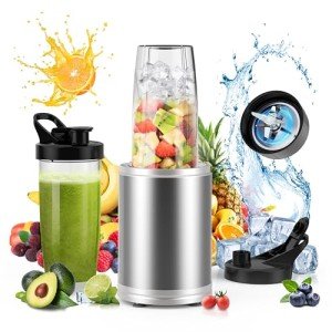 Suavo Smoothie Blender 1300W Blenders for Kitchen Portable Personal Blender for Shakes and Smoothies with 2 * 27Oz To-Go Cups & Lids Smoothie Maker Countertop Mixer Blender