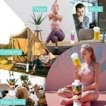 UPMSX Smoothie Blender, Personal Blender for Shakes and Smoothies with 6 Blades, 600ML Portable Blender Rechargeable USB with BPA Free Blender Cup and Lid, Mini Blender for Home, Travel