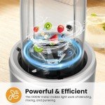 Suavo Smoothie Blender 1300W Blenders for Kitchen Portable Personal Blender for Shakes and Smoothies with 2 * 27Oz To-Go Cups & Lids Smoothie Maker Countertop Mixer Blender