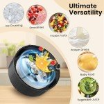 Suavo Smoothie Blender 1300W Blenders for Kitchen Portable Personal Blender for Shakes and Smoothies with 2 * 27Oz To-Go Cups & Lids Smoothie Maker Countertop Mixer Blender