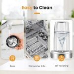 Suavo Smoothie Blender 1300W Blenders for Kitchen Portable Personal Blender for Shakes and Smoothies with 2 * 27Oz To-Go Cups & Lids Smoothie Maker Countertop Mixer Blender