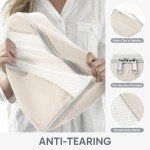 OlarHike Travel Essentials ALL INCLUDED 10 Set Sturdy Packing Cubes for Suitcases, UPGRADED Anti-Tear Stitching, NEW Improved Luggage Packing Organizers for Travel Accessories(Cream)