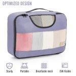 Veken 8 Set Packing Cubes for Suitcases, Travel Bag Organizers for Carry on Luggage, Suitcase Organizer Bags Set for Travel Essentials Travel Accessories in 4 Sizes(Extra Large, Large, Medium, Small)