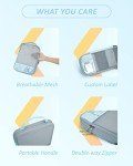 BAGSMART 6-Piece Packing Cube Set - Lightweight Luggage Organizers for Travel, Vacation and Suitcases - Durable Accessories with Compression