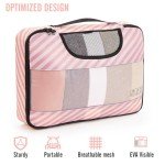 Veken 8 Set Packing Cubes for Suitcases, Travel Essentials for Carry on, Luggage Organizer Bags Set for Travel Accessories in 4 Sizes(Extra Large, Large, Medium, Small)