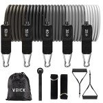 VElCK Resistance Bands, Exercise Bands, Resistance Bands for Working Out with Handles, Workout Bands for Men Women, Exercising Bands for Fitness Weights Work Out at Home