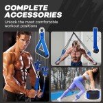 220lb Heavy Duty Resistance Bands Set for Home Workout Effective Exercise Bands for Full-Body Workout, Physical Therapy,Resistance Bands with Handles, Door Anchor, Legs Ankle Straps