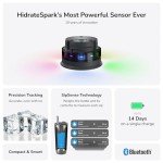 Hidrate Spark PRO Smart Tumbler – Insulated Stainless Steel – Tracks Water Intake with Bluetooth, LED Glow Reminder When You Need to Drink – 20oz, Black