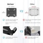 BoYata Laptop Stand, Adjustable Ergonomic Laptop Holder, Aluminium Alloy Notebook Stand Compatible for MacBook Pro/Air, Dell XPS, Lenovo, Samsung Laptops Up to 17 inches-Black
