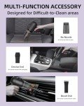 EBOSSOM Car Vacuum V6 Pro, Cordless Handheld Vacuum with 8000Pa Suction, Portable Vacuum for Car, 4 in 1 Mini Vacuum Cleaner Air Duster for Car, Office, Home