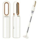 Handheld Vacuum Cleaner, 2IN1 Mini Cordless Vacuum Cleaner, USB Rechargeable Car Vacuum Portable, Quickly Dust Removal, Small Vacuum for Hardwood Floor, Carpets, Pet Hair, Car, Office & Home Cleaning