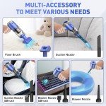 AHNR Handheld Car Vacuum Cleaner Cordless with Brushless Motor, 20000PA High Power Vacuum Cleaner & Air Duster, 3 in 1 Keyboard Portable Vacuum Cleaner, Mini Hand Held Vacuum Cleaner for Car Home