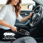 absob Slim Cordless Handheld Vacuum Cleaner, Mini Portable Car Vac Ultra-Lightweight at 1.2 Pounds with Powerful Suction for Vehicle Interior, Pet Hair, Carpet, Sofa, Desk, Keyboard