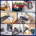 Hayousui 7000Pa Mini Vacuum Cleaner: Handheld Vacuum & Electronics Duster & Hand Pump Cordless Keyboard Vac 3-Gear Compressed Air Blower for Computer Sewing Machine Laptop Car Home Office