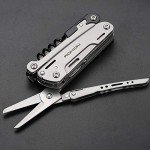 ROXON S801S STORM 19 in 1 multitool pliers EDC for Camping, Outdoor with Lockable Saw Blade with Nylon Case (S801S)