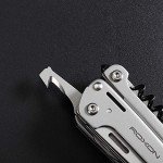 ROXON S801S STORM 19 in 1 multitool pliers EDC for Camping, Outdoor with Lockable Saw Blade with Nylon Case (S801S)