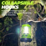 Rechargeable Camping Lantern, 3000LM 5 Light Modes Camping Light 4400 Capacity Phone Charger LED Impact-Resistant Flashlight Lantern Portable Waterproof Hurricane Lanterns for Emergency(Pale Green)