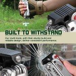 MOSSY OAK Multitool, 19-in-1 Stainless Steel Multi Tool Pliers, Self-locking EDC Gear with Sheath for Outdoor, Survival, Camping, Hiking