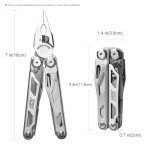 SQT2045 20-in-1 Multitool, Gifts for Men, Foldable & Self-Locking, Professional Multitool for DIY, Outdoor Camping, and Home Repairs...