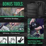 PATHWAY NORTH Survival Shovel and Camping Axe – Stainless Steel Tactical Survival Multi-Tool and Survival Hatchet Equipment for Outdoor Hiking Camping Gear, Hunting, Backpacking Emergency Kit(Silver)