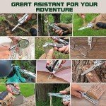 MOSSY OAK Multitool, 19-in-1 Stainless Steel Multi Tool Pliers, Self-locking EDC Gear with Sheath for Outdoor, Survival, Camping, Hiking