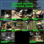 ZENHOSIT Survival Shovel with Camping Axe: Multifunctional Tactical Gear for Outdoor Adventure - 180 Degree Folding Camping Shovel Multi-Tool with Carry Pouch for Outdoor Camping Hiking