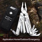 SQT2045 20-in-1 Multitool, Gifts for Men, Foldable & Self-Locking, Professional Multitool for DIY, Outdoor Camping, and Home Repairs...
