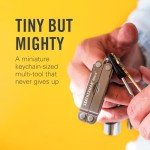 LEATHERMAN, Micra, Keychain Multi-tool with Grooming Tools, Mini Pocketknife for Everyday Carry (EDC), Hobbies & Outdoors, Built in the USA, Slate